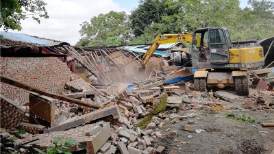 占用农田养猪场，拆！梅江区城北镇全力整治养殖污染问题