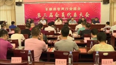 丰顺县电声行业商会第三届会员代表大会召开