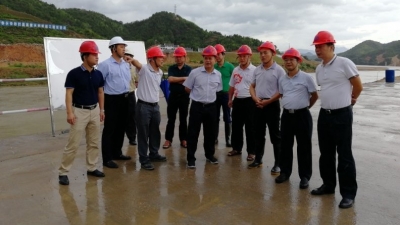 ​朱汉东检查大埔防御台风“山竹”工作