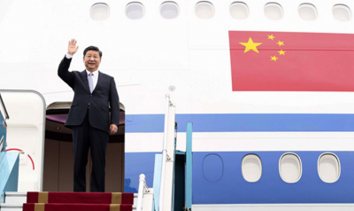习近平抵达俄罗斯符拉迪沃斯托克出席第四届东方经济论坛