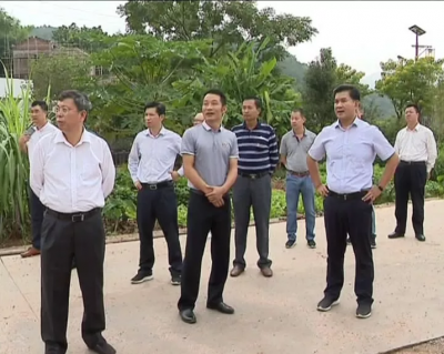 钟光灵调研梅县区污染防治和精准扶贫工作