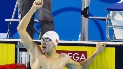 祝贺！中国选手孙佳俊获得男子100米蛙泳冠军