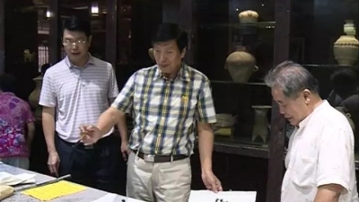 助力文化宣传，东莞书画名家走进丰顺开展艺术交流活动