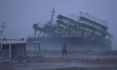 台风“潭美”纵贯日本 已致2人死亡153人受伤