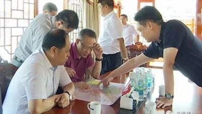 省环保调研组到蕉岭调研水环境、固废防治工作