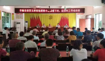 丰顺县委第五、第六巡察组进驻小胜、砂田，开展村级巡察