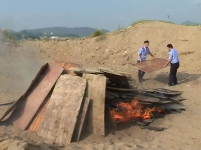 铁腕整治！丰顺多部门联合执法开展打击非法采砂行动