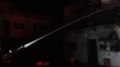 大埔高陂一在建工地突发火情，扑救及时未造成人员伤亡