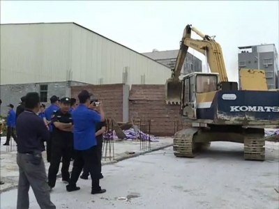 梅县又拆一处违建！我市坚决拆除违法建筑提升城市形象