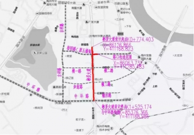 梅城彬芳大道南这段路将进行地下管廊改造，来看批前公示...