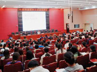 书法公益大讲堂在嘉应学院开讲，书法名家与师生互动