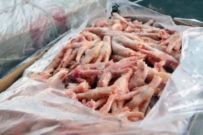 原产美国冷冻品外包装弱阳性 同批次产品流入广东潮州等七市