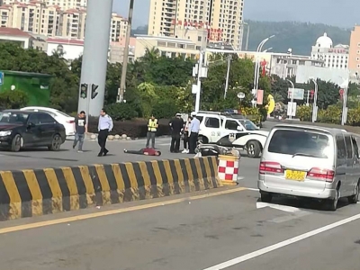 扼腕叹息！丰顺小车与摩托发生碰撞，一男子当场死亡