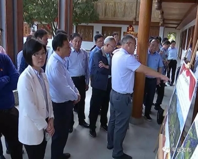 河源市东源县党政考察团到平远参观考察乡村振兴工作