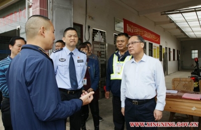 余其豹专题调研兴宁市道路交通安全工作