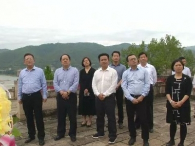 省生态环境厅调研组到大埔调研水质自动监测站建设工作