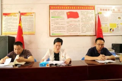 张红梅入村宣讲，传达学习习近平总书记视察广东重要讲话精神