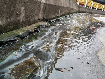 臭skr人！地下水+青苔，梅城这个路口真是“得人恼”