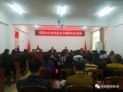 曾永祥以普通党员身份参加所在党支部专题组织生活会