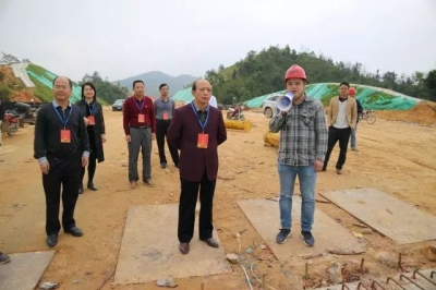 黄建庭带队到光德镇督导检查重点项目和实体经济建设工作