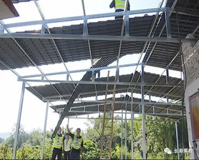 蕉岭：依法清除“二违三抢”建筑，净化用地环境