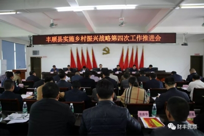 丰顺召开实施乡村振兴战略第四次工作推进会