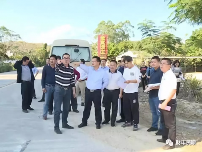 廖茂忠到汤坑镇调研：集中精力抓好连片新农村示范村建设