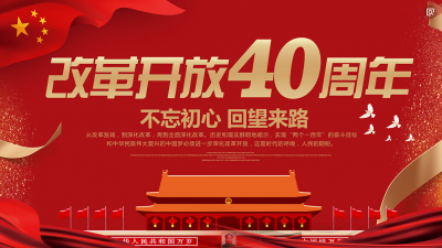 改革开放四十年大事记