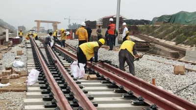 号外！梅汕高铁丰顺段，铺轨啦！一起憧憬下“高铁时代”的到来