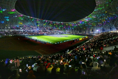 国际范！梅州首届客家杯国际足球邀请赛开幕