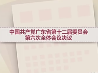 中国共产党广东省第十二届委员会第六次全体会议决议
