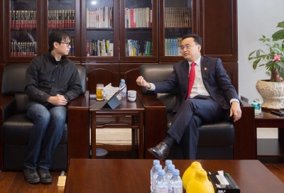 张爱军到广东一一五科技股份有限公司调研