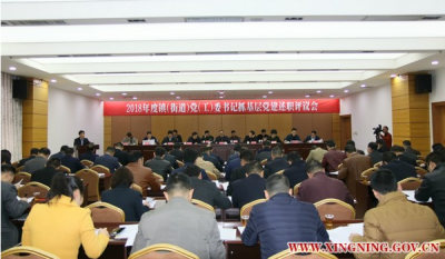 亮成绩、摆不足、谈规划！兴宁召开抓基层党建工作述职评议会