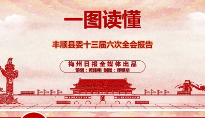 一图读懂丰顺县委全会丨建设梅州“南大门”、潮汕“后花园”