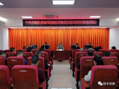 丰顺县委巡察组对巡察工作进行反馈，强调了这些...