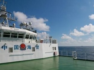 中国海警舰艇编队在我钓鱼岛领海巡航