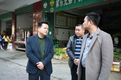 朱汉东调研大埔城区供水管理和市政道路提升情况