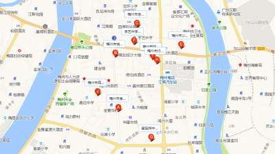 春节期间梅城免费停车地图，掌上梅州只能帮你到这了
