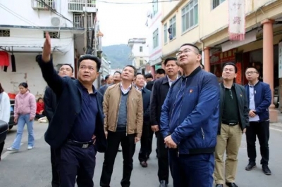 朱汉东到大埔百侯镇调研乡村复兴论坛•大埔峰会筹备情况