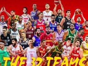 2019年男篮世界杯32强全部出炉