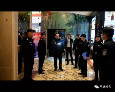 出动警力230名人！平远县公安局开展节前统一清查打击行动