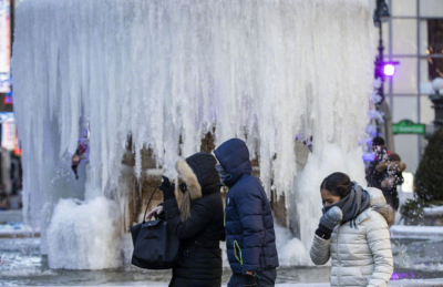 美国遭遇极寒天气，明尼苏达州-56℃逼近该州最低气温纪录
