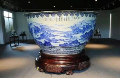 围观！世界最大陶瓷碗“华夏雄风”现身梅县雁洋