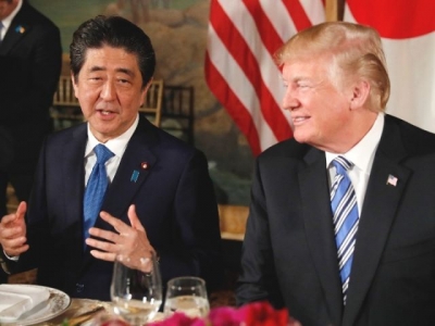 安倍推荐特朗普参评诺贝尔和平奖