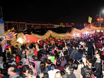 你安心赏灯，我守护平安！五华元宵灯会平安顺利结束