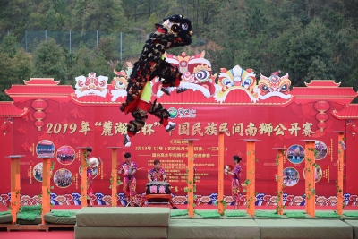 梅州V视丨来看狮王争霸！这场精彩的南狮赛今日在梅州圆满结束