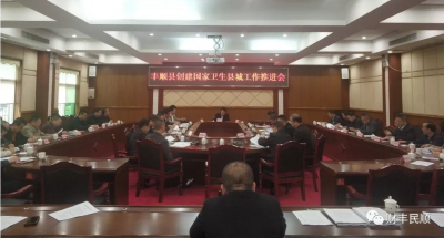 丰顺召开创建国家卫生县城工作推进会