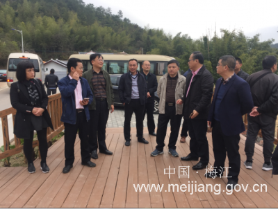 梅江区考察组到平远县考察学习南粤古驿道保护利用工作