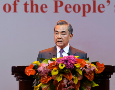 王毅霸气发声：坚决反对外部势力干预挑衅台湾等问题