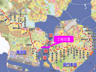 厦门地铁2号线穿海隧道主体完工 系国内首条海底盾构地铁隧道